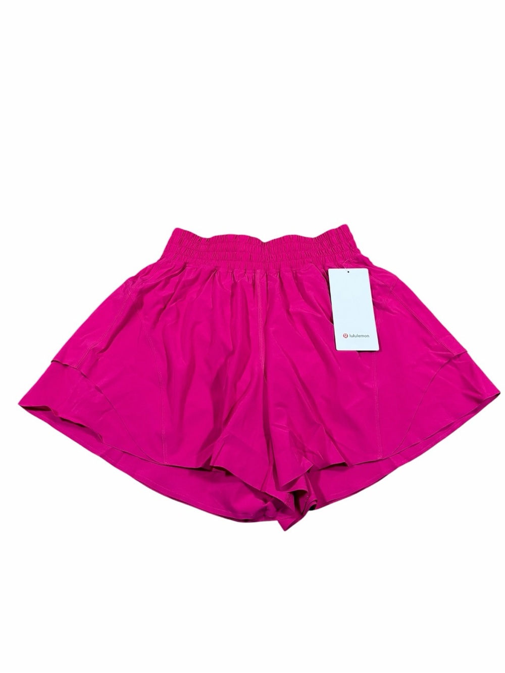 NWT Lululemon Shake It Out High-Rise Running Short 4" (Pink Flare) Size S